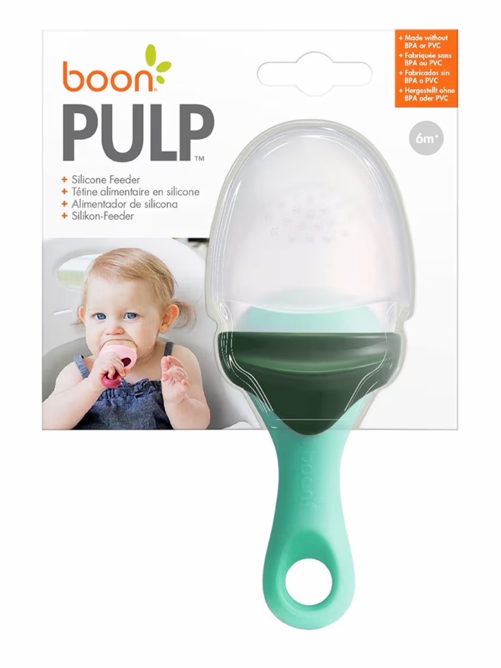 NWT Boon PULP Silicone Baby Feeder